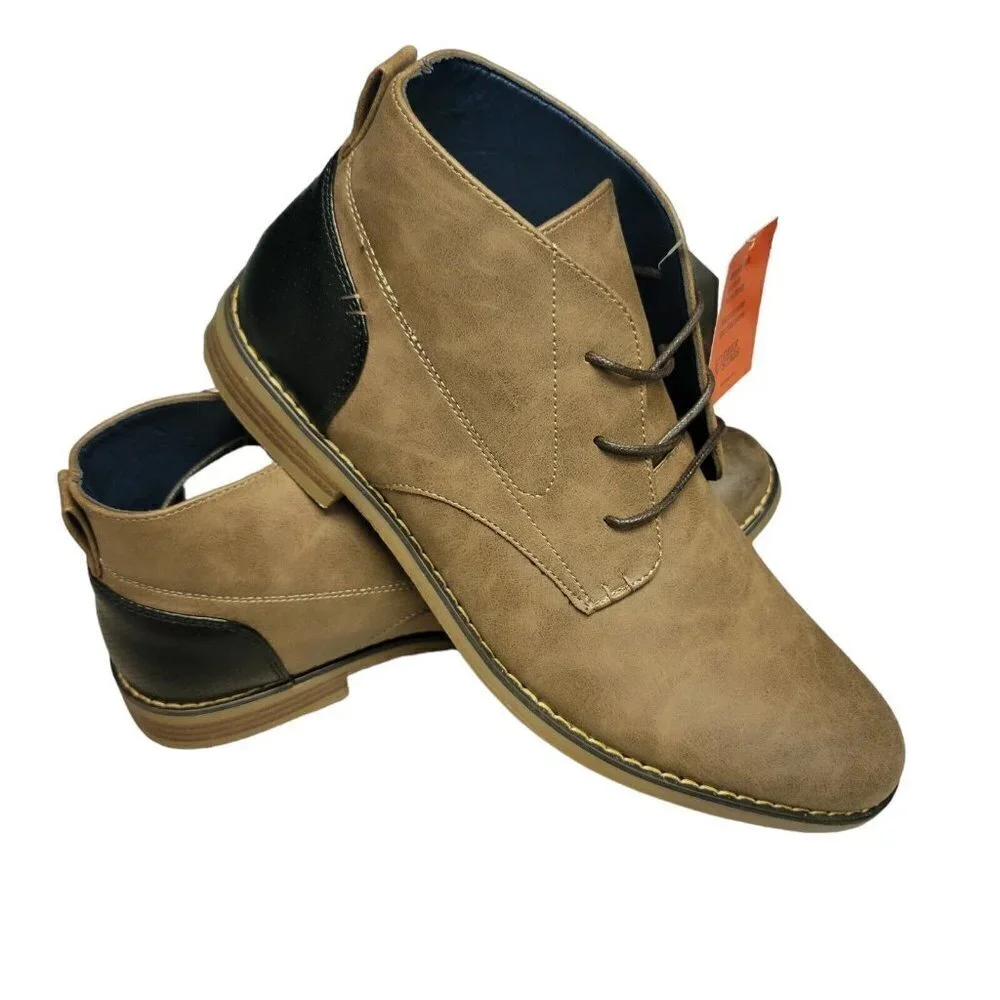 DEER Stags Mark Dress Comfort Lace-up Boots. Size 9. New In Box